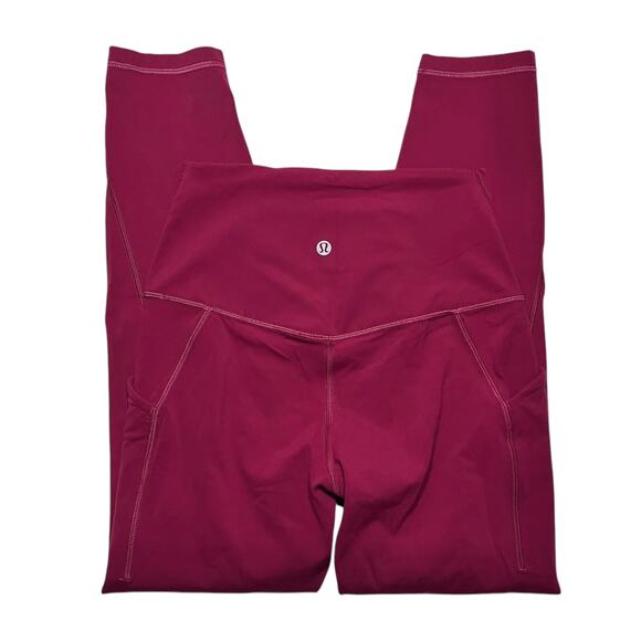 Lululemon Align High-Rise Pant with Pockets Pomegranate Size 6 - Picture 1 of 5
